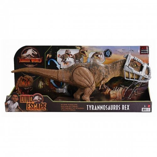 Mattel - Jurassic World Camp Cretaceous Stomp 'N Escape Tyrannosaurus T-Rex hind ja info | Poiste mänguasjad | kaup24.ee