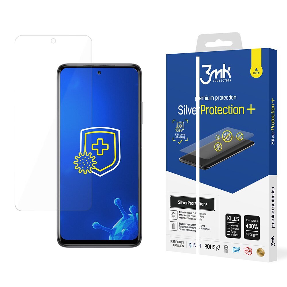 Ekraanikiatse Xiaomi Mi 10T Lite 5G - 3mk SilverProtection+ screen protector hind ja info | Ekraani kaitsekiled | kaup24.ee