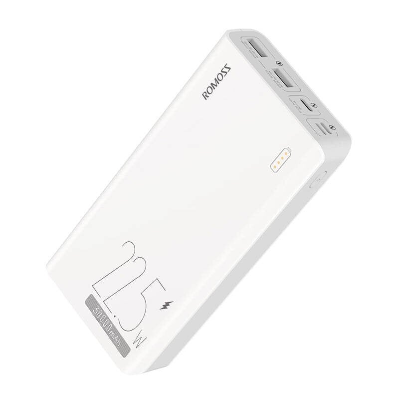 Powerbank Romoss SENSE8F 30000mAh, 22.5W (white) цена и информация | Akupangad | kaup24.ee