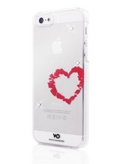 Защитная задняя крышка White diamonds Lipstick Heart для телефона Samsung Galaxy S6, прозрачная цена и информация | Чехлы для телефонов | kaup24.ee