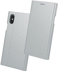 Beeyo Grande Премиум эко-кожаный чехол-книжка со Смарт Стендом для Samsung G955 Galaxy S8 Plus / S8+ Серебристый цена и информация | Чехлы для телефонов | kaup24.ee