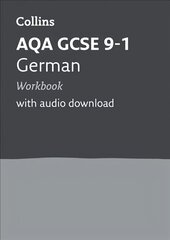 AQA GCSE 9-1 German Workbook: Ideal for Home Learning, 2022 and 2023 Exams hind ja info | Noortekirjandus | kaup24.ee