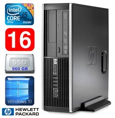 HP 8100 Elite SFF i5-650 16GB 960SSD DVD WIN10 [refurbished] цена и информация | Стационарные компьютеры | kaup24.ee