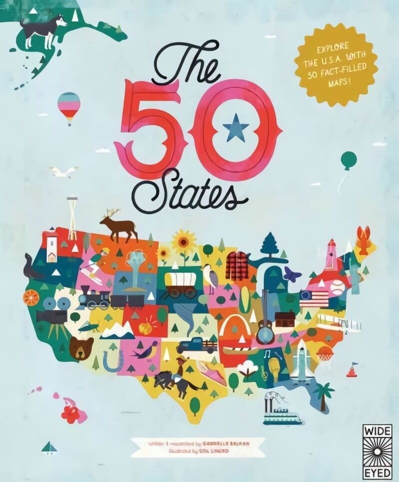 50 States: Explore the U.S.A. with 50 fact-filled maps!, Volume 1 цена и информация | Noortekirjandus | kaup24.ee