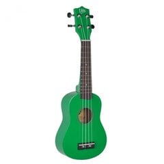 Sopran ukulele komplekt VIBE UK21, roheline hind ja info | Kitarrid | kaup24.ee