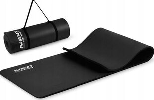 Treeningmatt Neo-Sport NS-923, 183x60x1,5 cm, must цена и информация | Коврики для йоги, фитнеса | kaup24.ee