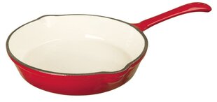 Чугунная сковорода, 25.5 см (красная) цена и информация | Cковородки | kaup24.ee