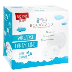 Rinnahoidja kaitsepadjad Bocioland Big Pack, 100 tk, BOC0156 hind ja info | Vahendid imetamiseks | kaup24.ee