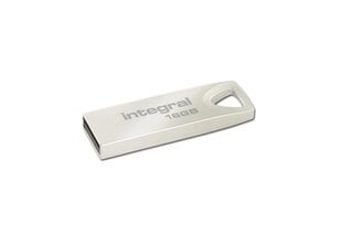 Mälupulk Integral USB 16GB ARC, slim metal hind ja info | Mälupulgad | kaup24.ee