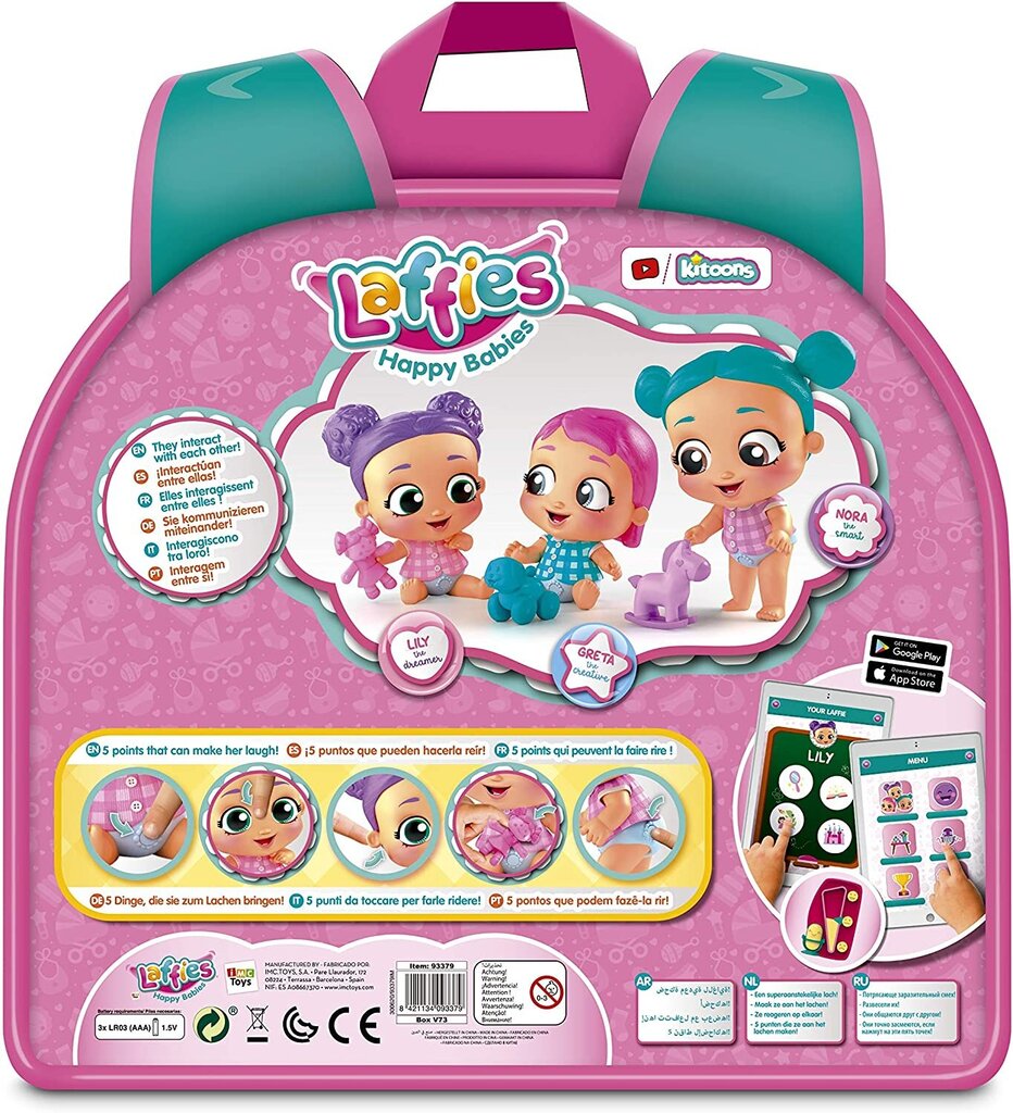 Beebi nukk, Happy Babies Lily The Dreamer, IMC Toys hind ja info | Tüdrukute mänguasjad | kaup24.ee
