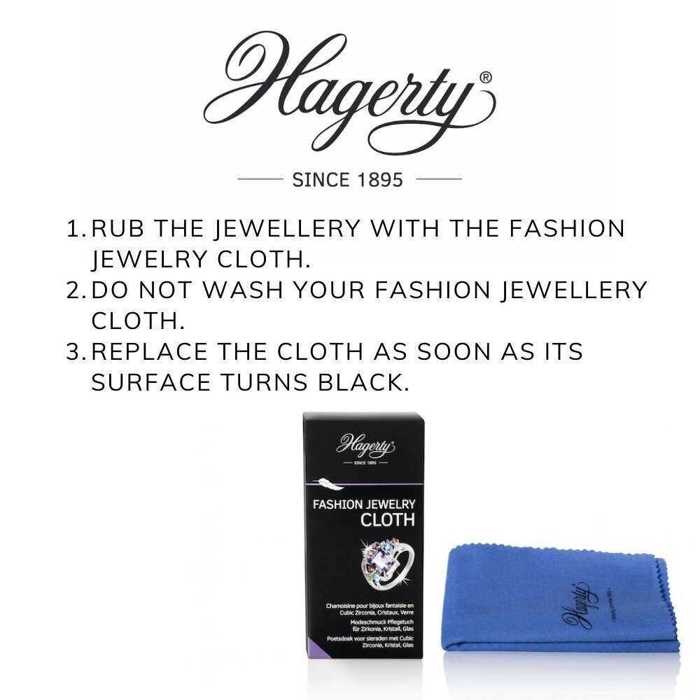 Hagerty Fashion Jewelry Cloth- Juveelihooldus hind ja info | Puhastusvahendid | kaup24.ee