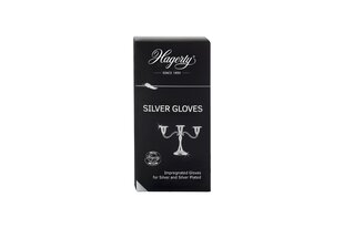 Hagerty Silver Gloves- Dekoratiivesemete, lauahõbeda hooldus цена и информация | Очистители | kaup24.ee