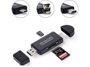 USB OTG adapter 3in1 цена и информация | Адаптеры и USB-hub | kaup24.ee