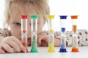 Liivataimerid lastele, 30 sek, 1 min, 3 min, 5 min ja 10 min (komplektis 5 erinevat) hind ja info | Arendavad mänguasjad | kaup24.ee