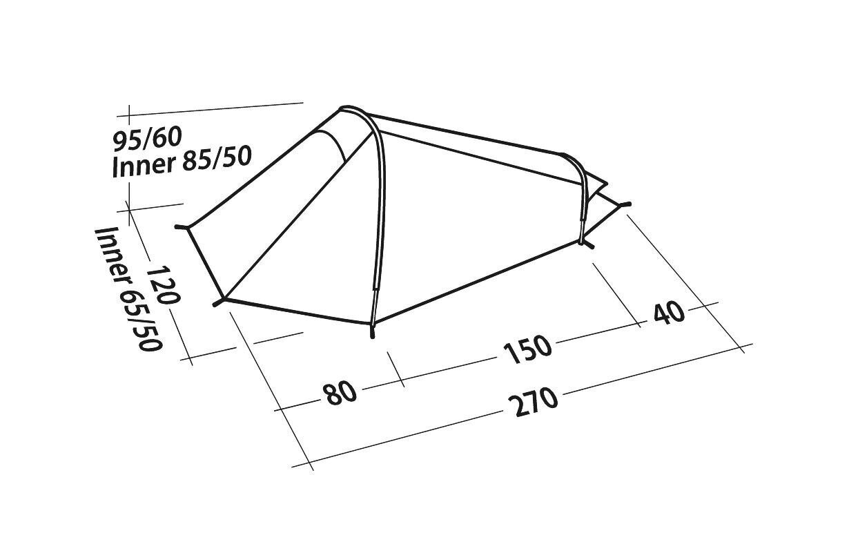 Telk Robens Arrow Head 1 hind ja info | Telgid | kaup24.ee