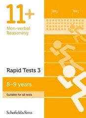 11plus Non-verbal Reasoning Rapid Tests Book 3: Year 4, Ages 8-9 2nd edition hind ja info | Noortekirjandus | kaup24.ee