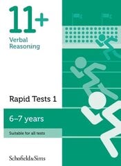 11plus Verbal Reasoning Rapid Tests Book 1: Year 2, Ages 6-7 2nd edition hind ja info | Noortekirjandus | kaup24.ee