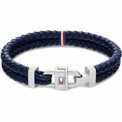 Tommy Hilfiger Stiilne terasornamendiga nahast käevõru 2790362 hind ja info | Meeste ehted | kaup24.ee