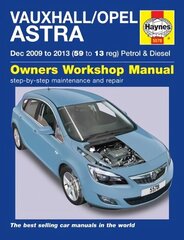 Vauxhall/Opel Astra: (Dec 09 - 13) 59 to 13 John Mead New edition цена и информация | Путеводители, путешествия | kaup24.ee