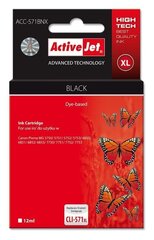 Activejet ACC-571BNX tint Canoni printerile; Canon CLI-571Bk XL asendus; Ülim; 12 ml; must hind ja info | Tindiprinteri kassetid | kaup24.ee