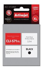 Activejet ACC-571BNX tint Canoni printerile; Canon CLI-571Bk XL asendus; Ülim; 12 ml; must цена и информация | Картриджи для струйных принтеров | kaup24.ee