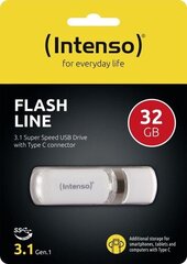 Pendrive Intenso Flash Line, 32 GB цена и информация | USB накопители | kaup24.ee