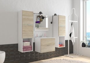 Vannitoakomplekt ADRK Furniture, pruun hind ja info | Vannitoa komplektid | kaup24.ee