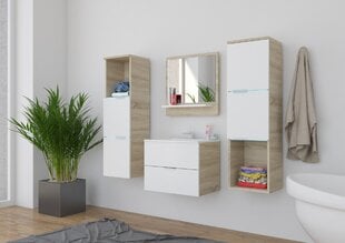 Vannitoakomplekt ADRK Furniture, pruun цена и информация | Комплекты в ванную | kaup24.ee