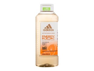 Гель для душа Adidas Energy Kick Shower Gel for Men, 400 мл цена и информация | Масла, гели для душа | kaup24.ee