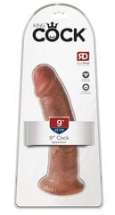 Dildo King Cock 9", roosa цена и информация | Фаллоимитаторы | kaup24.ee