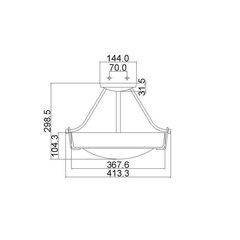 Laevalgusti Elstead Lighting Hathaway HK-HATHAWAY-SFSB hind ja info | Laelambid | kaup24.ee