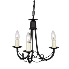 Подвесной светильник Elstead Lighting Minster MN3-BLACK цена и информация | Люстры | kaup24.ee