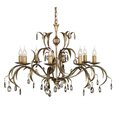 Rippvalgusti Elstead Lighting Lily LL8-ANT-BRZ