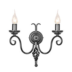 Настенный светильник Elstead Lighting Harlech HR2A-BLACK цена и информация | Настенные светильники | kaup24.ee