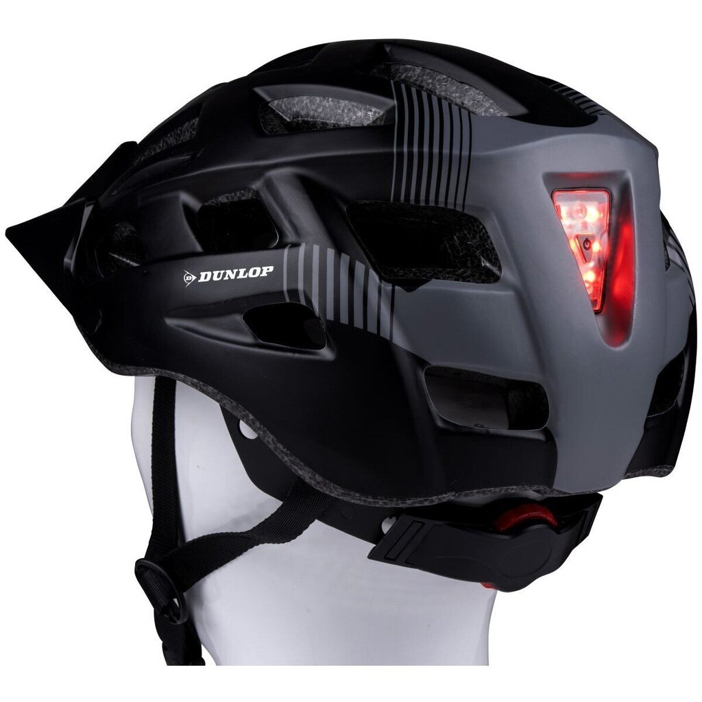 Jalgrattakiiver MTB DUNLOP 6xLED, 58-61cm hind ja info | Kiivrid | kaup24.ee