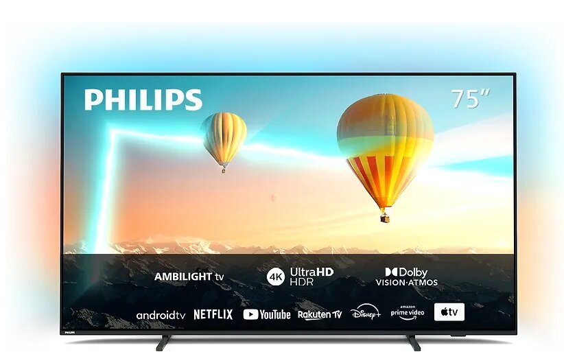 Philips HDR Android TV 75PUS8007/12 hind ja info | Telerid | kaup24.ee