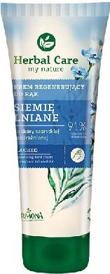 Taastav käte- ja küüntekreem linaseemnetega Farmona Herbal Care, 100 ml цена и информация | Kehakreemid, losjoonid | kaup24.ee