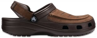 Crocs™ мужская повседневная обувь Yukon Vista Clog, коричневый 45,5 цена и информация | Мужские шлепанцы, босоножки | kaup24.ee