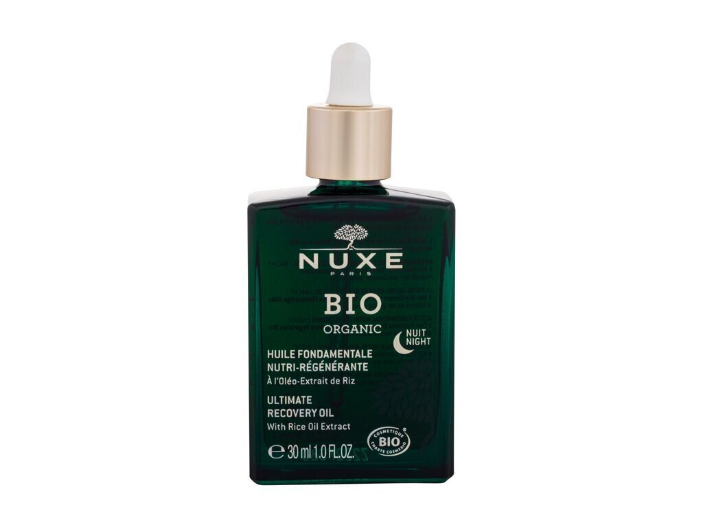 Taastav öine näoõli Nuxe Bio Organic Ultimate Night Recovery Oil, 30 ml цена и информация | Näoõlid, seerumid | kaup24.ee