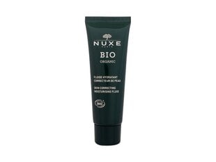 Niisutav näokreem normaalsele ja kombineeritud nahale Nuxe Bio Organic Skin Correcting Moisturising Fluid, 50 ml hind ja info | Näokreemid | kaup24.ee