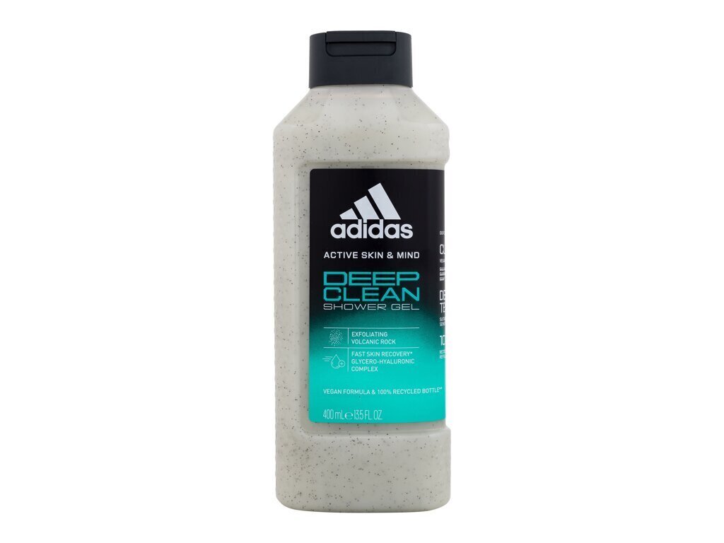 Dušigeel Adidas Deep Clean Shower Gel, 400 ml цена и информация | Dušigeelid, õlid | kaup24.ee