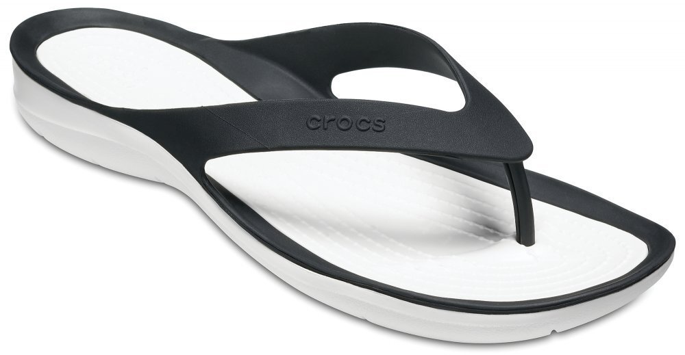 Crocs™ naiste vabaajajalatsid Women's Swiftwater Flip, must hind ja info | Naiste plätud ja sussid | kaup24.ee