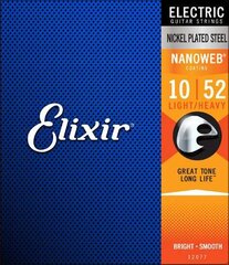 Струны для электронной гитары Elixir 12077 Nanoweb 10-52 цена и информация | Принадлежности для музыкальных инструментов | kaup24.ee