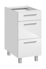 Кухонный шкаф Salma 40/81 3S, белый цвет цена и информация | Кухонные шкафчики | kaup24.ee