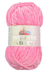 Lõng Himalaya® Velvet 90009, roosa 100 g, 120 m. цена и информация | Принадлежности для вязания | kaup24.ee