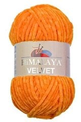 Lõng Himalaya® Velvet 90016, oranž 100 g, 120 m. цена и информация | Принадлежности для вязания | kaup24.ee