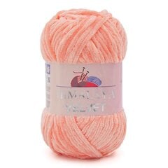 Lõng Himalaya® Velvet 90023, virsik 100 g, 120 m. hind ja info | Kudumistarvikud | kaup24.ee