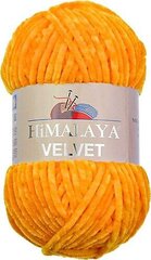 Lõng Himalaya® Velvet 90068, orange 100 g, 120 m. hind ja info | Kudumistarvikud | kaup24.ee