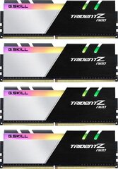 G.Skill Trident Z Neo, 32GB (4x8GB), DDR4, 3800 MHz, (F4-3800C14Q-32GTZN) kaina ir informacija | Оперативная память (RAM) | kaup24.ee