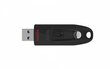 Mälupulk SanDisk Ultra 128GB USB 3.0, must (SDCZ48-128G-U46) hind ja info | Mälupulgad | kaup24.ee
